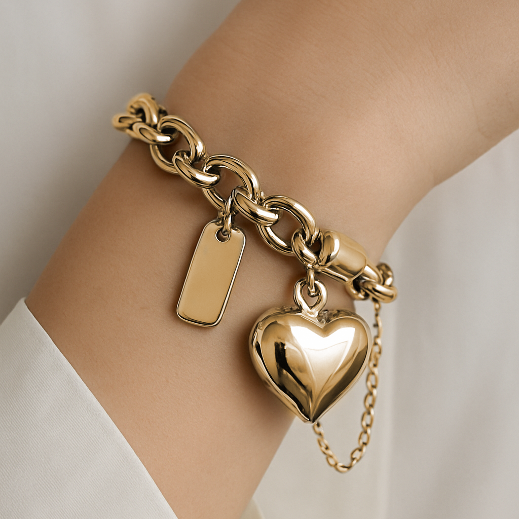 Heartened Chunky Bracelet