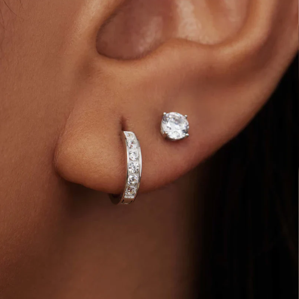Dara Brillane Stone Earrings Set
