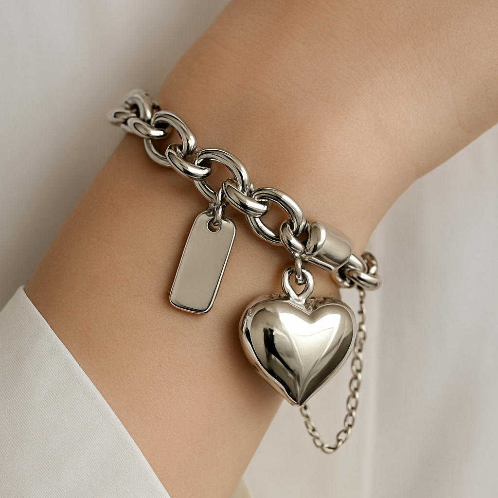 Heartened Chunky Bracelet