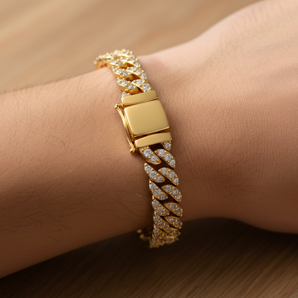 Pave Cuban Bracelet