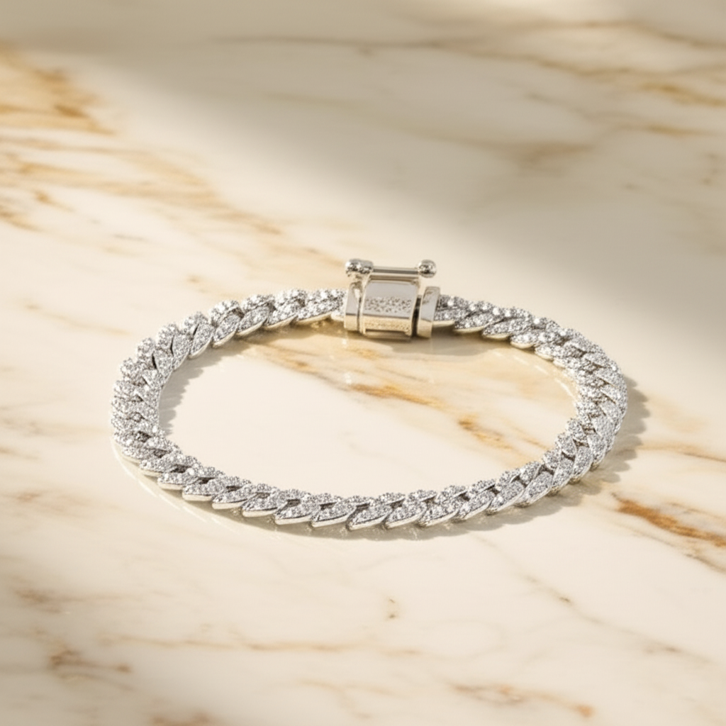 Pave Cuban Bracelet